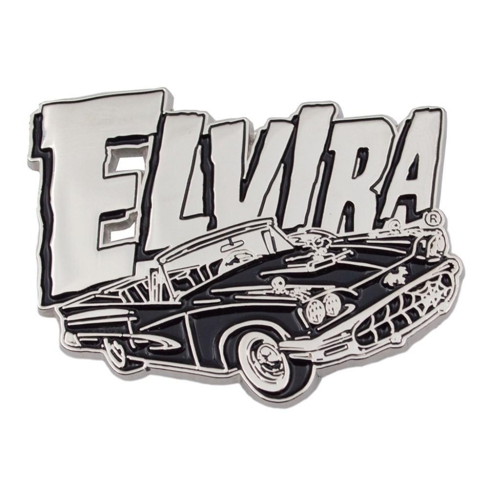 Elvira Macabre Mobile Enamel Pin Kreepsville 666 Mistress of the Dark